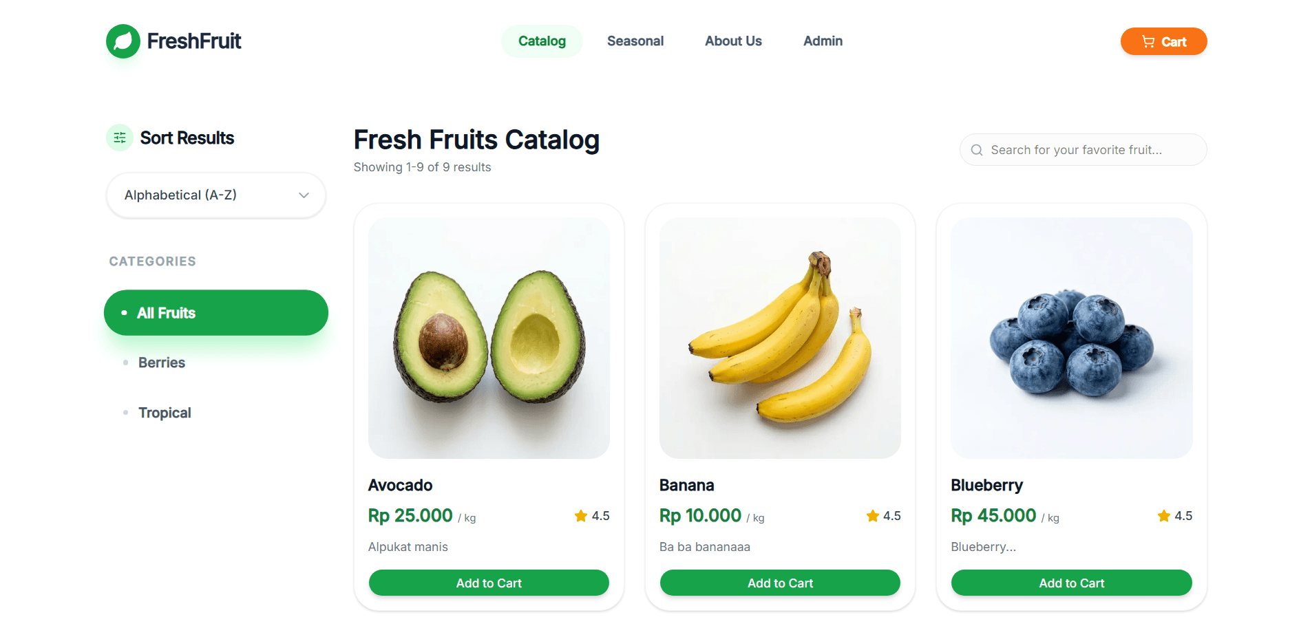 Fresh Fruit - Fruit Shop gallery image 2
